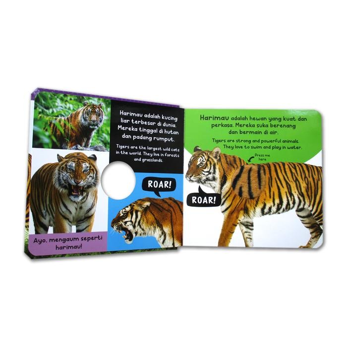 

Buku Bersuara Hewan di Hutan with Touch and Feel Sound Board Book