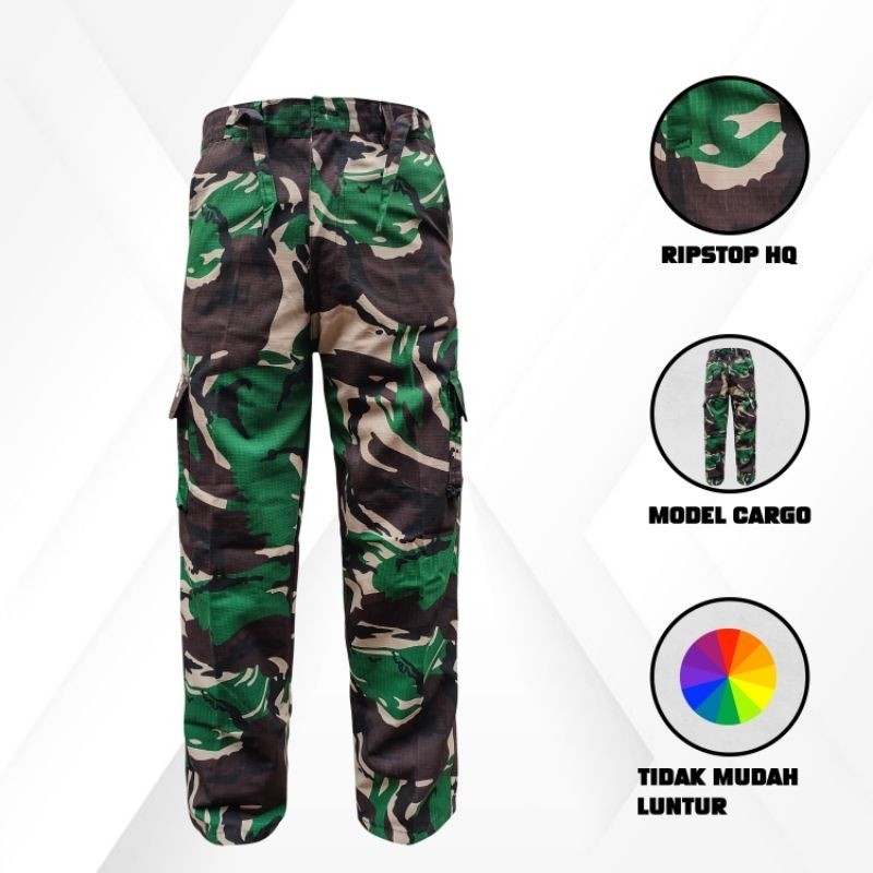 HERBERTSHOP celana pdl loreng tni malvinas // celana cargo pdl loreng tni // celana panjang loreng t