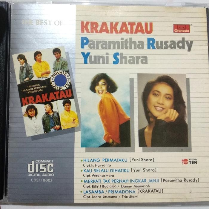CD the best of krakatau Paramitha Rusady Yuni shara trie utami RARE