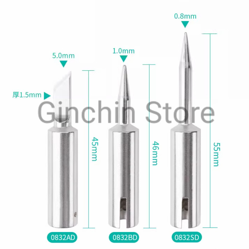 For ERSA 0832BD/SD/AD/CD/FD/VD/ND/KD Soldering Iron Tip Replace ERSA Electric Soldering Iron Head 20