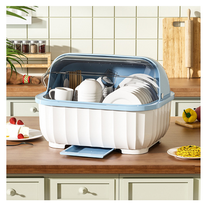 

Rak Piring Dapur TERTUTUP Plastik Tempat Piring Sendok Minimalis Pengering Mini Tutup/Tempat Botol Susu Bayi Rak Pengering/ Rak Dapur Murah/ Rak piring estetik