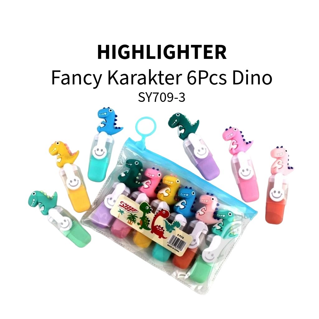 

❤️️1pak isi 6pcs Stabillo Karakter / 6pcs Warna Pastel Highlighter❤️️