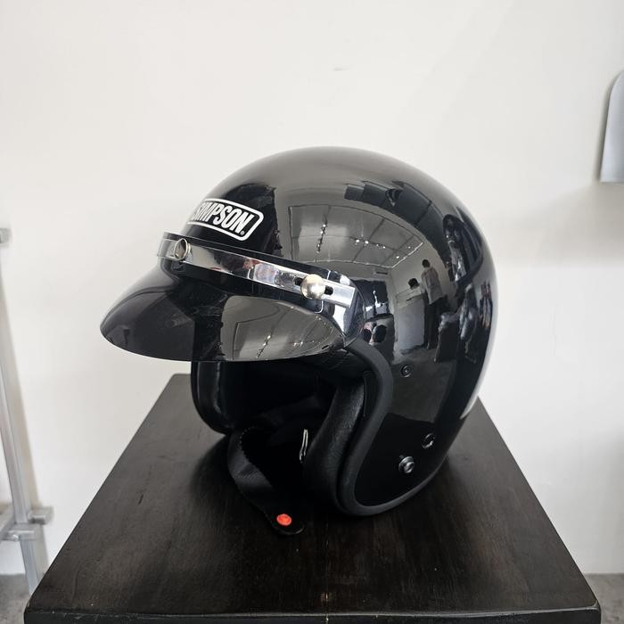 PET HELM SIMPSON CHOPPER SMOKE LIST GOLD / SILVER TOPI HELM SIMPSON - LIST SILVER