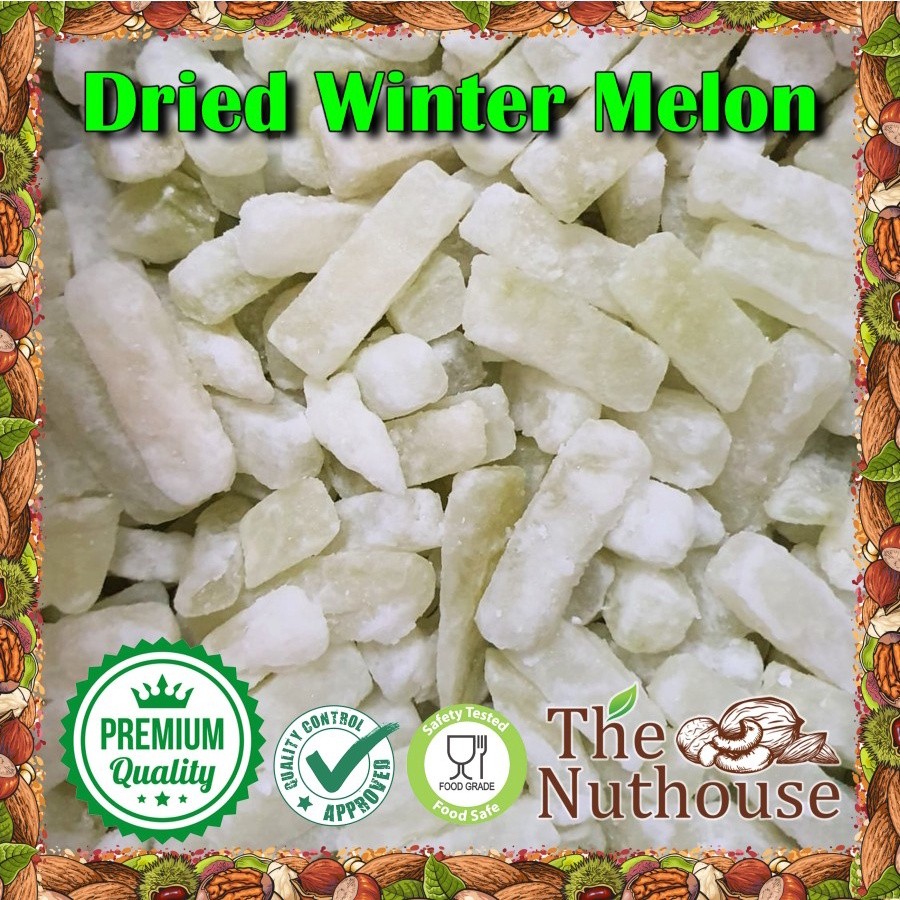 

1kg Dried Winter Melon / Gula Kundur Kering Manis / Tangkua - Putih / Hijau