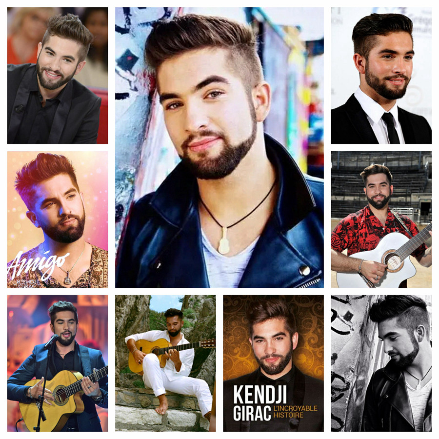 

Kendji Girac 5D DIY Drill Diamond Painting Embroidery French Pop Singer Portrait Cross Stitch Mosaic Hobby Home Decor Gift
