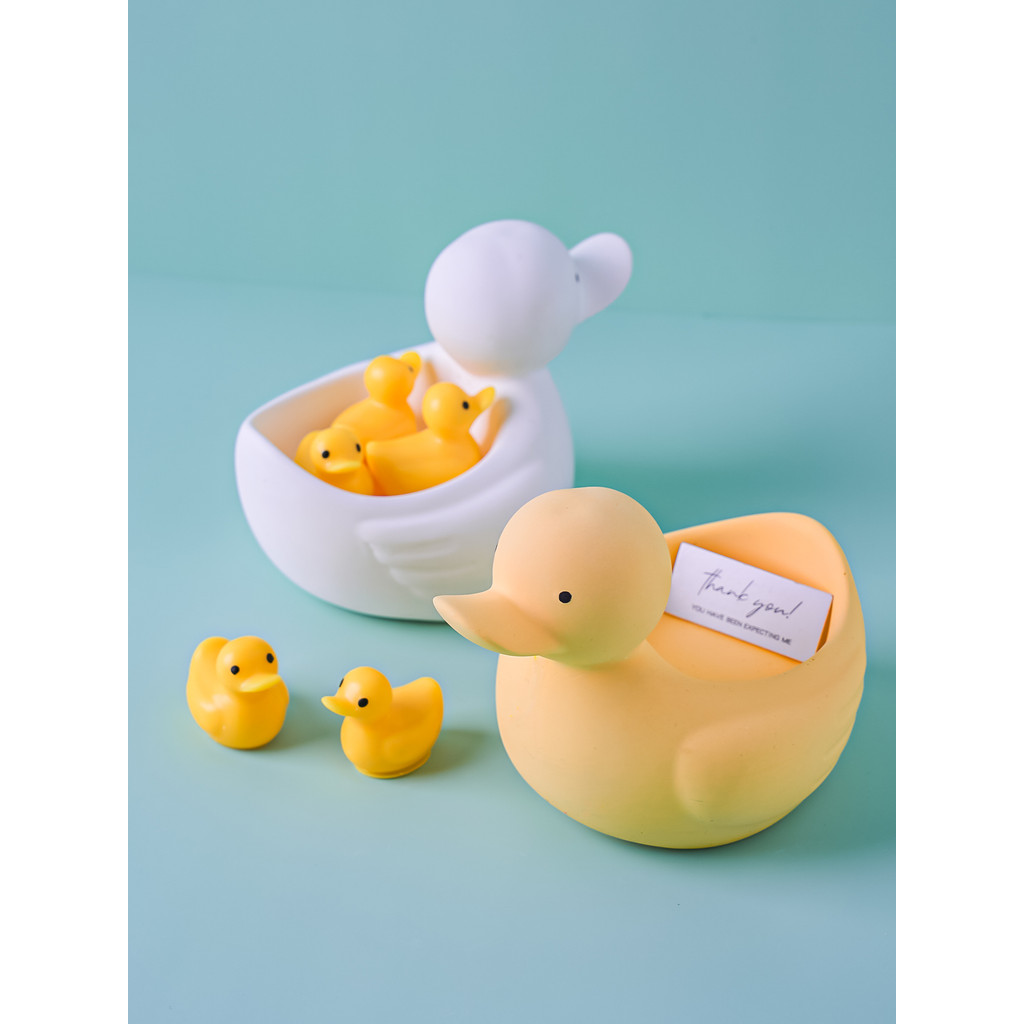 

3D Duck Candle Holder Silicone Mold Cartoon Animal Shape Flowerpot Gypsum Making Tool Ducklings Handmade Soap Gifts Home Decor