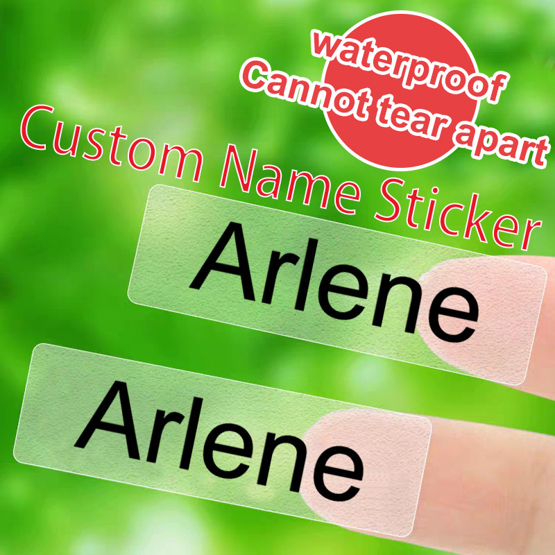 

Custom Stickers - Label Stickers, English Stickers, Kids' Name Stickers, Transparent, No Pattern, Stickers for Children to Disti