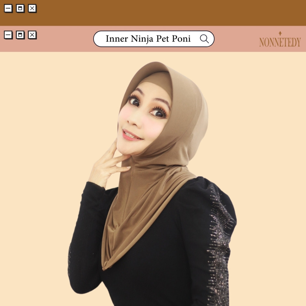 Ninja Antem Poni Kaos Premium Ciput Pet - Inner Nonnetedy 39