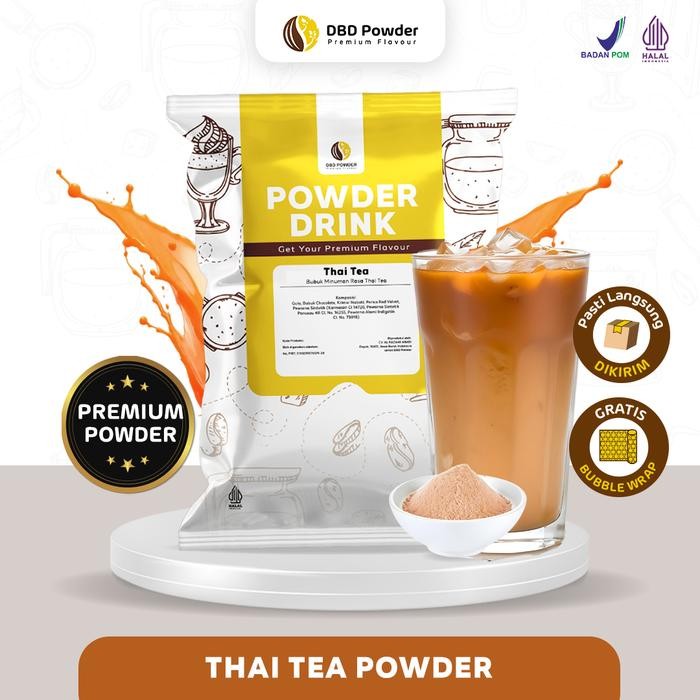 

PROMO! Bubuk Minuman Thai Tea 1kg - Powder Thai Tea 1kg