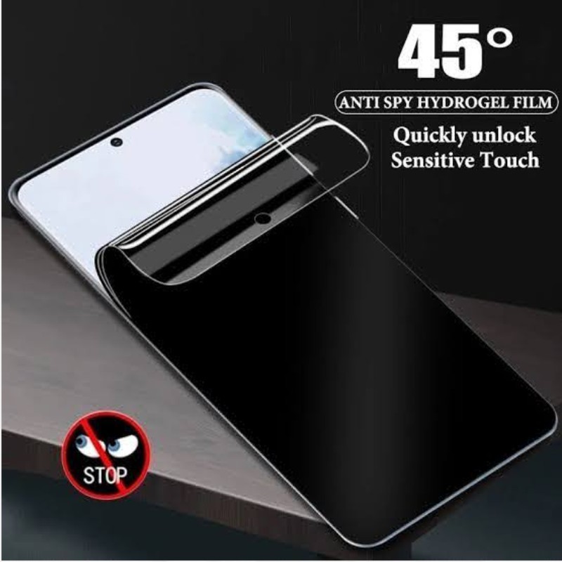 Anti Gores Hydrogel Spy Privasi Anti Intip Hidrogel Film Xperia XZ1 Xperia XZ1 Compact Xperia XZ Com