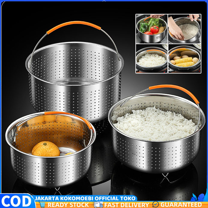 Tatakan Kukusan Nasi Stainless Tebal Keranjang Steamer Bahan Stainless Steel Tatakan Kukusan Nasi St