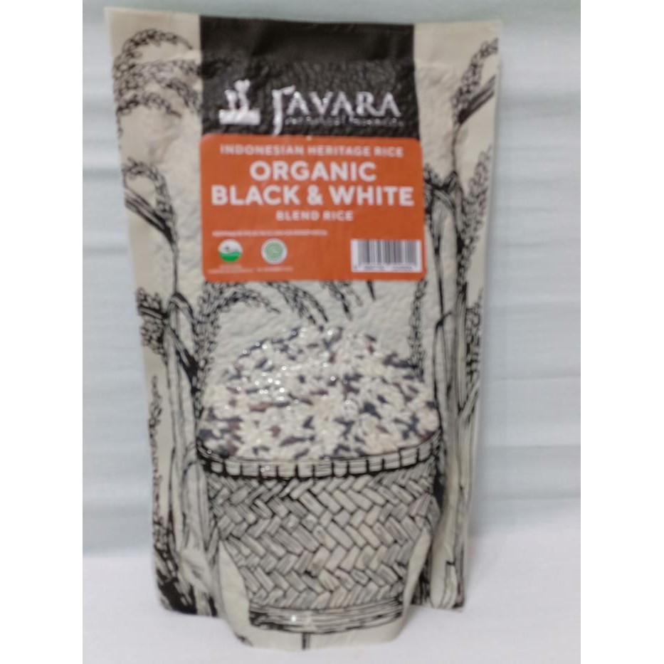 

Javara - Beras Black and White Organik - 900 gr Pouch