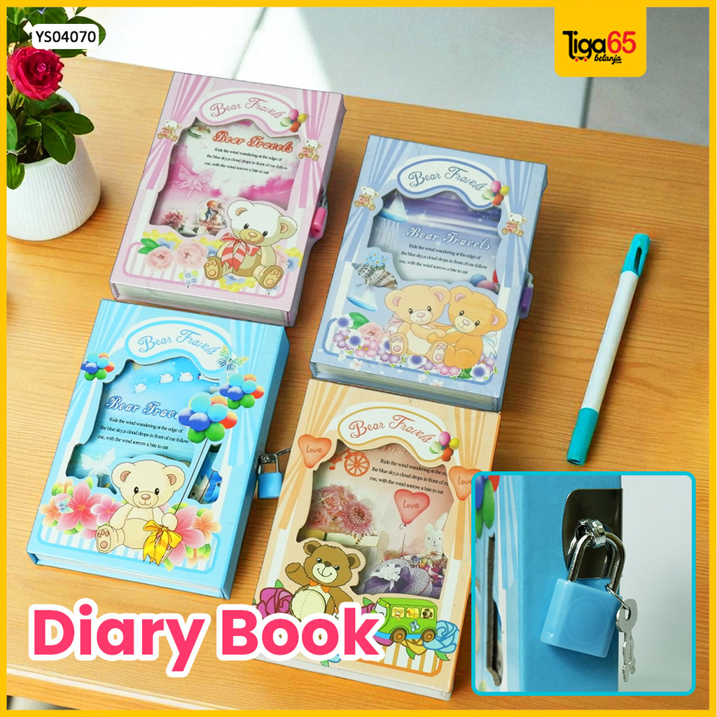 

Buku Diary Aesthetic / Buku Catatan / Buku Note Aesthetic / Buku Diary Kunci 32K-YS04070