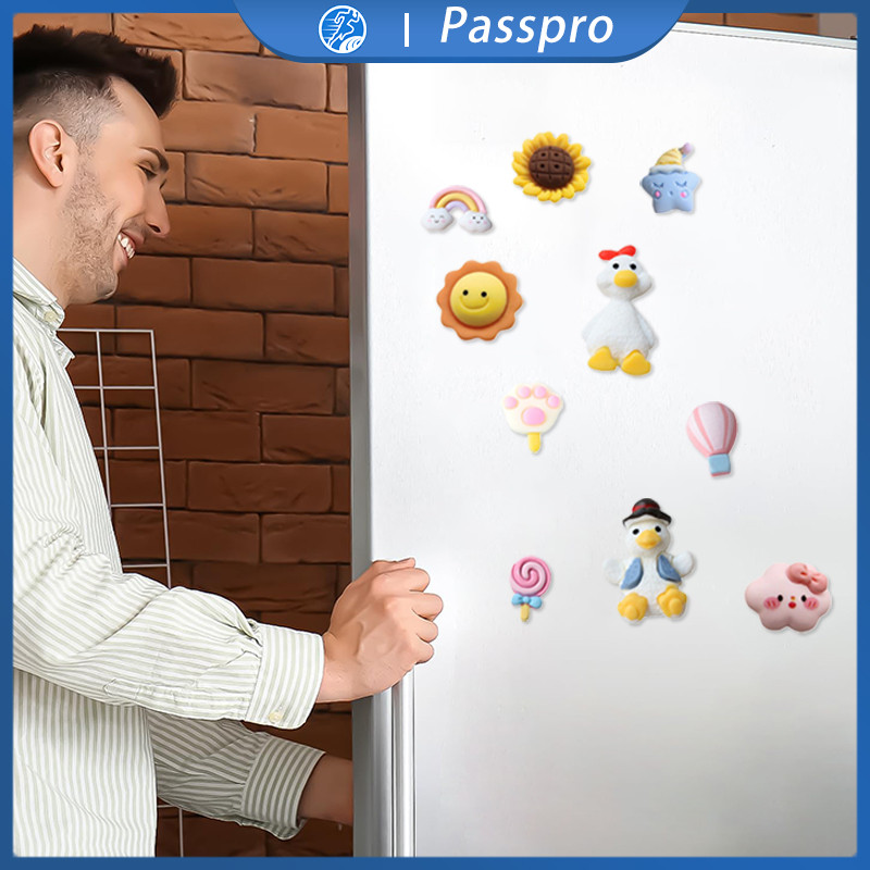 Magnet Kulkas Lucu Hiasan Kulkas Magnet Karakter 3D Tempelan Kulkas Lucu Tempelan Kulkas Magnet