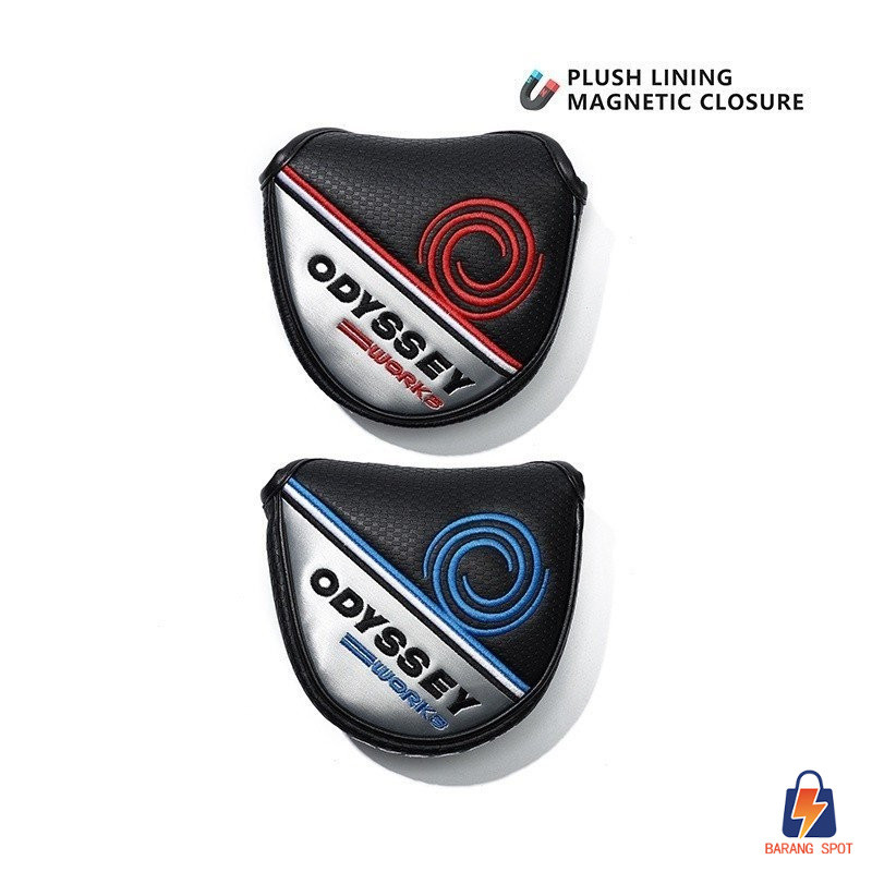 ODY Motif Leather Putter Mallet Head Covers Golf Club - Sarung Stick Club ODY-GT001#BARANG SPOT#
