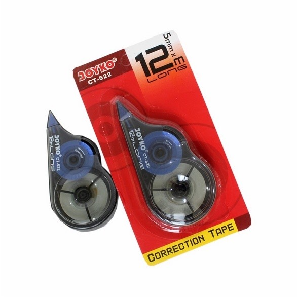

(CCK STORE) Tip ex roll joyko CT522 / Correction Tape Joyko CT-522 / Tip Ex Kertas Pita / Correction Tape X Roll / Correction tape Joyko / Tip Ex roll / tip x kertas / tipx Joyko