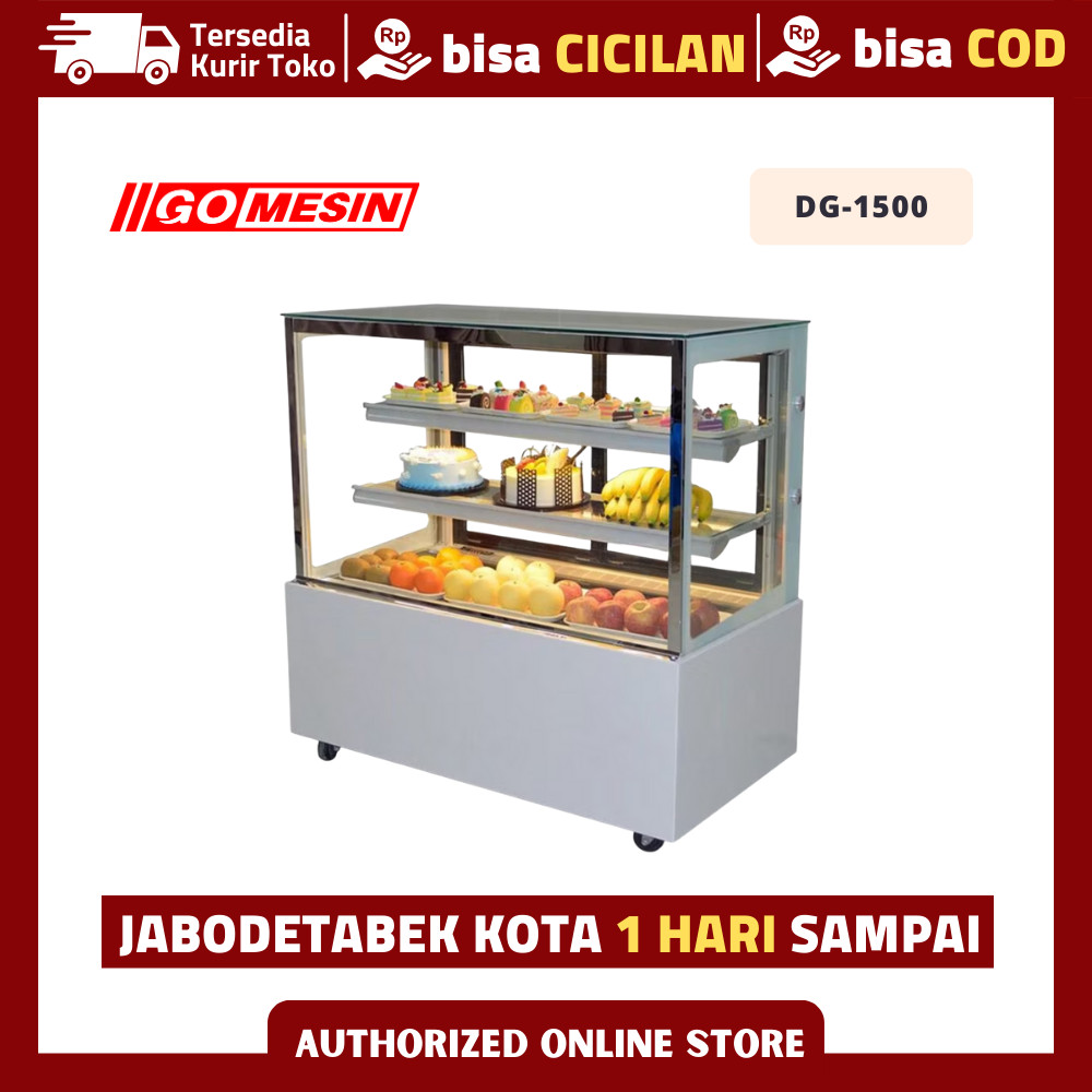 Display Pendingin Gomesin DG-1500 Showcase Cake