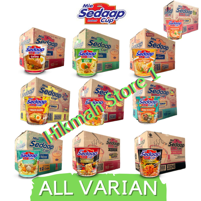

1 DUS Mie Sedaap Cup All Varian Rasa Isi 12 pcs