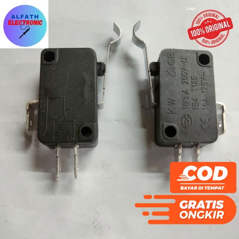 MIKROSWIT MICRO LIMIT SWITCH PLAT TEKUK LENGKUNG KUALITAS BAGUS