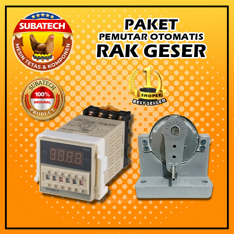 TERASHOP Paket Rak Geser Mesin Tetas Telur Full Otomatis Penetas Telur Otomatis