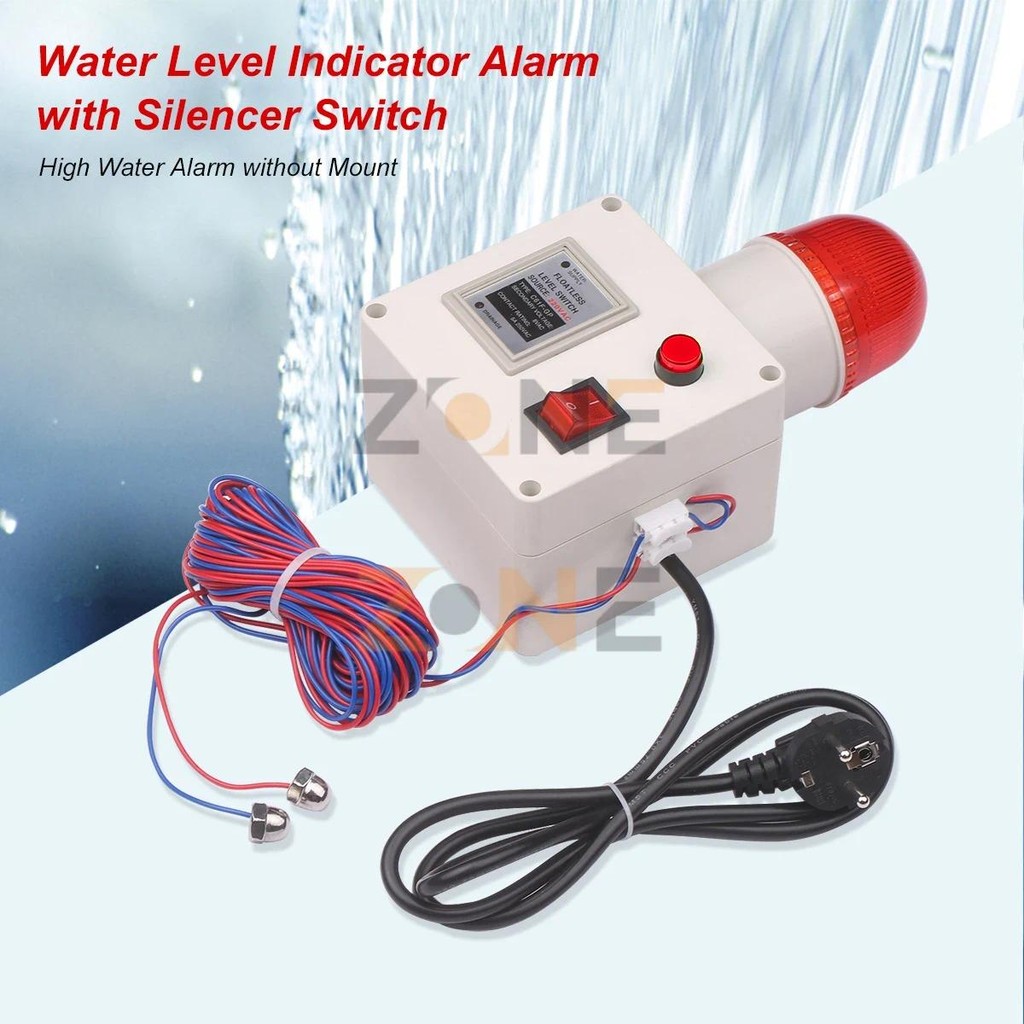 Alarm Indikator Level Air Sensor Alarm Level Air Dengan Saklar Peredam Water Level Indicator Alarm W