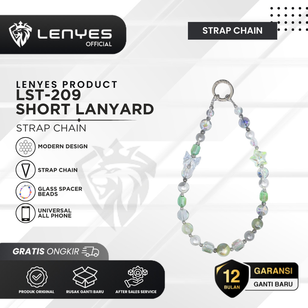 

Lenyes LST-209 Strap Handy Lanyard Multifungsi untuk Smartphone dan Kunci