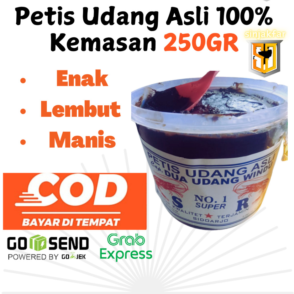 

Petis Manis Nomor 1 Kemasan 250GR Udang Windu Asli 100% Dijamin Enak Banget