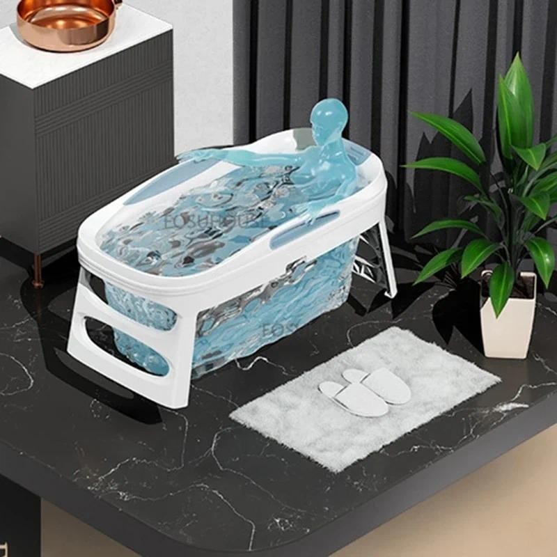 Modern Plastic Adult Folding Bathtub For Household Folding Adult Bathtub Household Bathroom Simple P