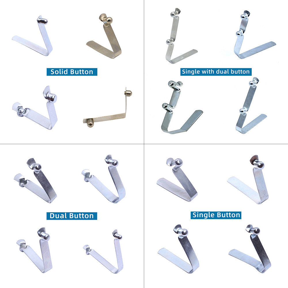 Customized Galvanized Spring Clip Push Button Spring Locking Pins for Tentpole Clip