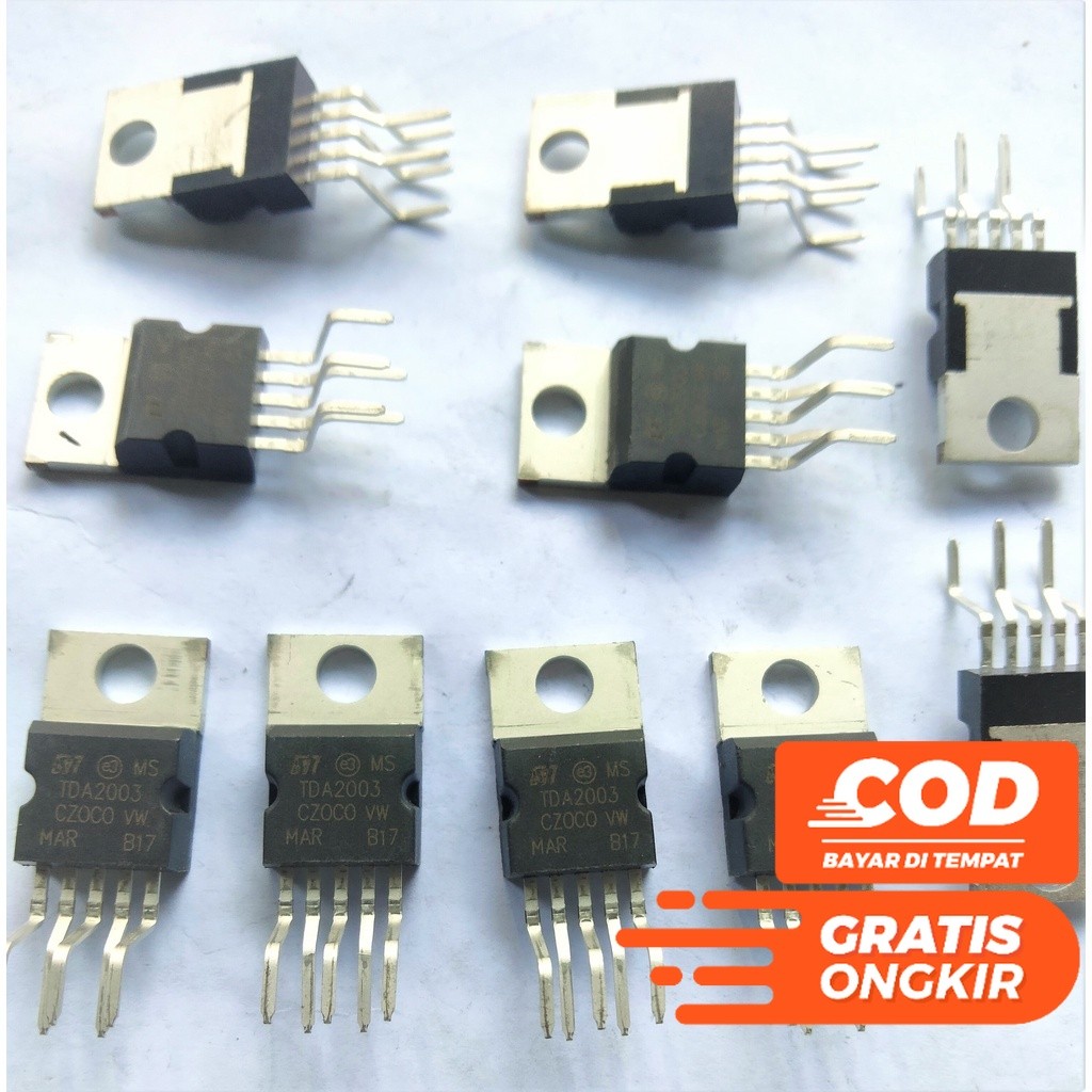 IC TRANSISTOR TDA 2003 TDA2003 ASLI ORIGINAL KUALITAS BAGUS