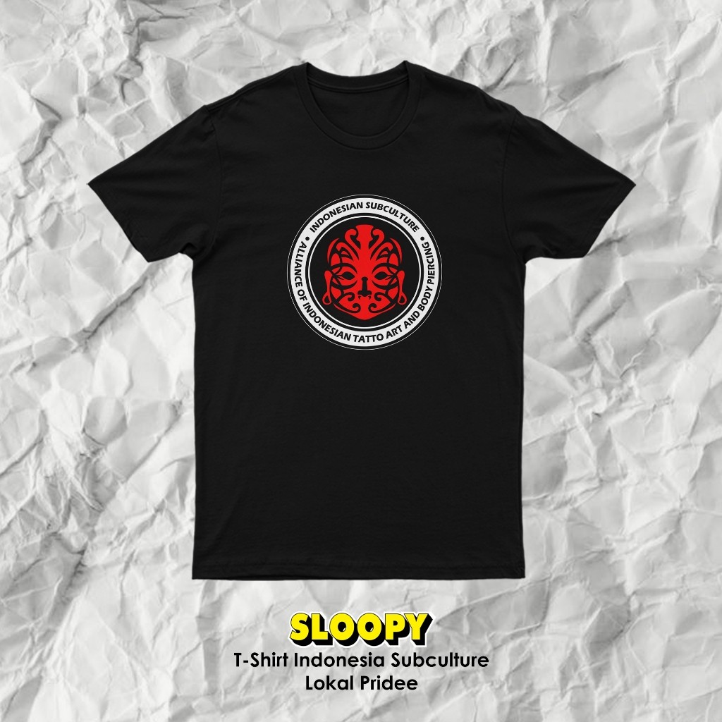 (COD) Sloopy - T-Shirt Indonesian Subculture Regional Kaos Indonesian Subculture