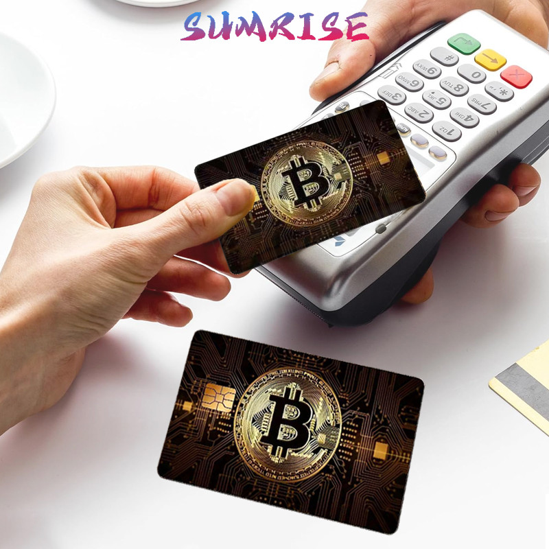 4pcs/Set Sticker Debit|Skin Kartu Atm|Garskin E-Money | Stiker Kartu Kredit |Untuk Bank Bca Bri