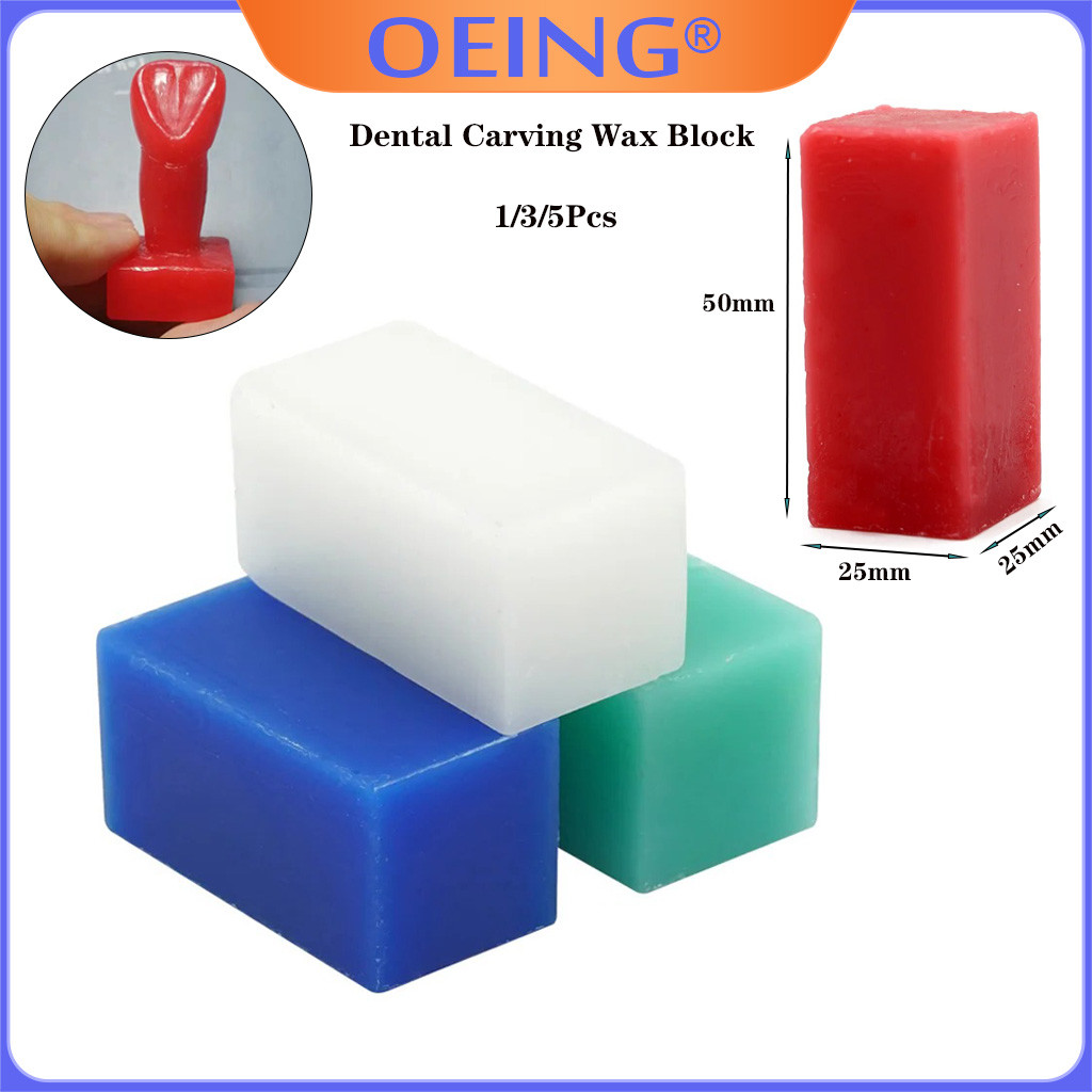 5/3/1pcs Dental Carving Wax Block Jewelry Making Carving Engraving Model Wax Denture Casting Laborat