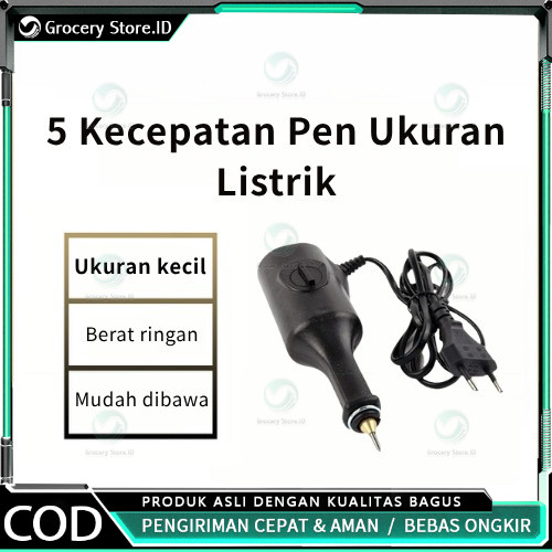Drive Forge 5 Speed Electric Engraving Pen Mini Mesin Ukir Grafir Listrik Tangan Alat Grafir Ukir Lo