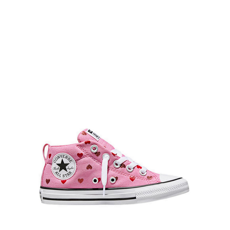 Converse CTAS Street Girl's Sneakers - Pink/Red/White