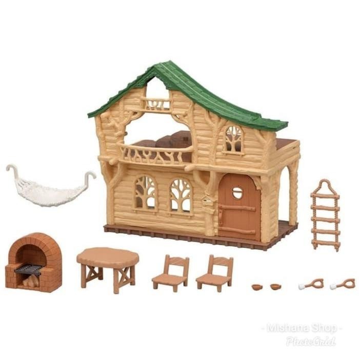 Rumah Kayu Sylvanian Families Lakeside Lodge