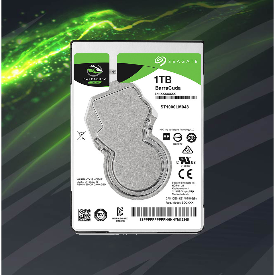 Seagate 1TB Laptop Hard Drive Disk 1000GB 2.5" Internal HDD Harddisk SATA III 128M Cache 7mm 5400RPM