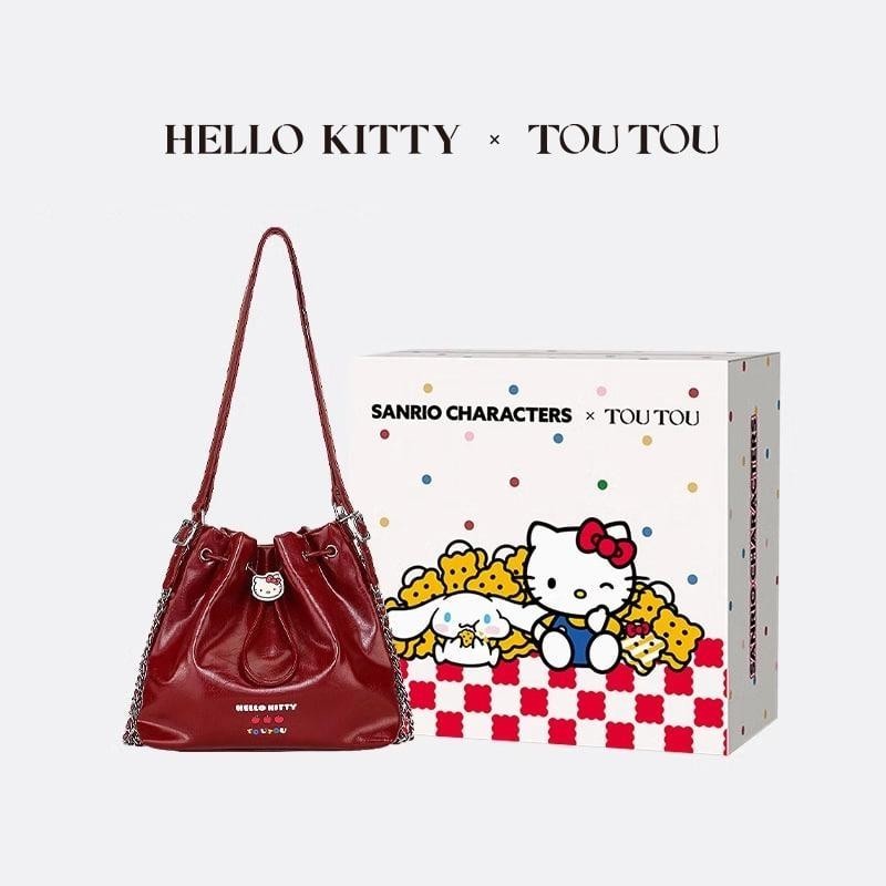 Tas Selempang HELLO KITTY x TOUTOU BOX Premium Wanita 9101