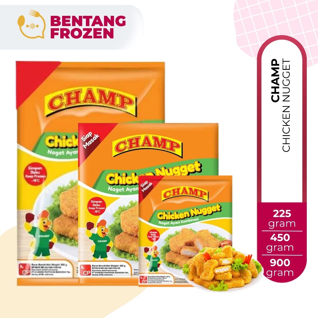 Champ Chicken Nugget / Nugget Champ / Naget Ayam / Champ Nugget