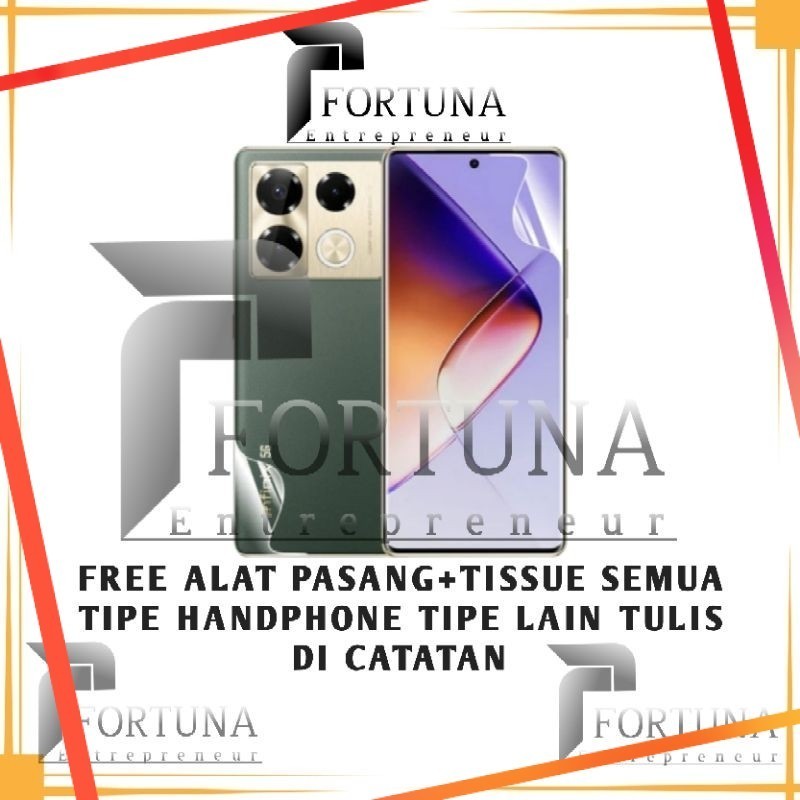 TG HYDROGEL ALL TYPE TG HYDROGEL SCREEN PROTECTION DEPAN BELAKANG HD CLEAR MATTE BLUE LIGHT READY SE