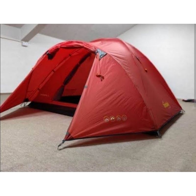 TENDAKI. TENDA BORNEO 4 / TENDA HY BORNEO 4 RED / TENDA COMPASS / TENDA ANTARES 4 KAPASITAS 4 ORANG