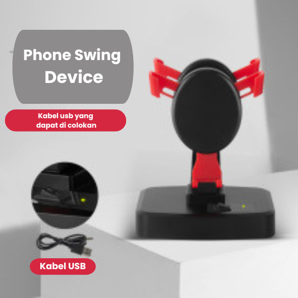 Phone Swing Device Auto Walker – Alat Pengayun HP Otomatis untuk Tambah Langkah & Game