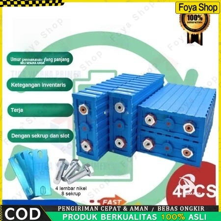 CALB LIFEPO4 3.2V/12V Grade A 200AH Baterai, 2025 baterai baru 4 set  [CATL 200AH Baterai] Barang ba