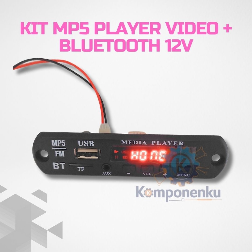 Modul MP5 Bluetooth 12V – Video Player USB AUX FM