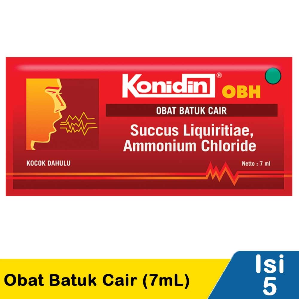 KONIDIN OBAT BATUK CAIR  5x7mL