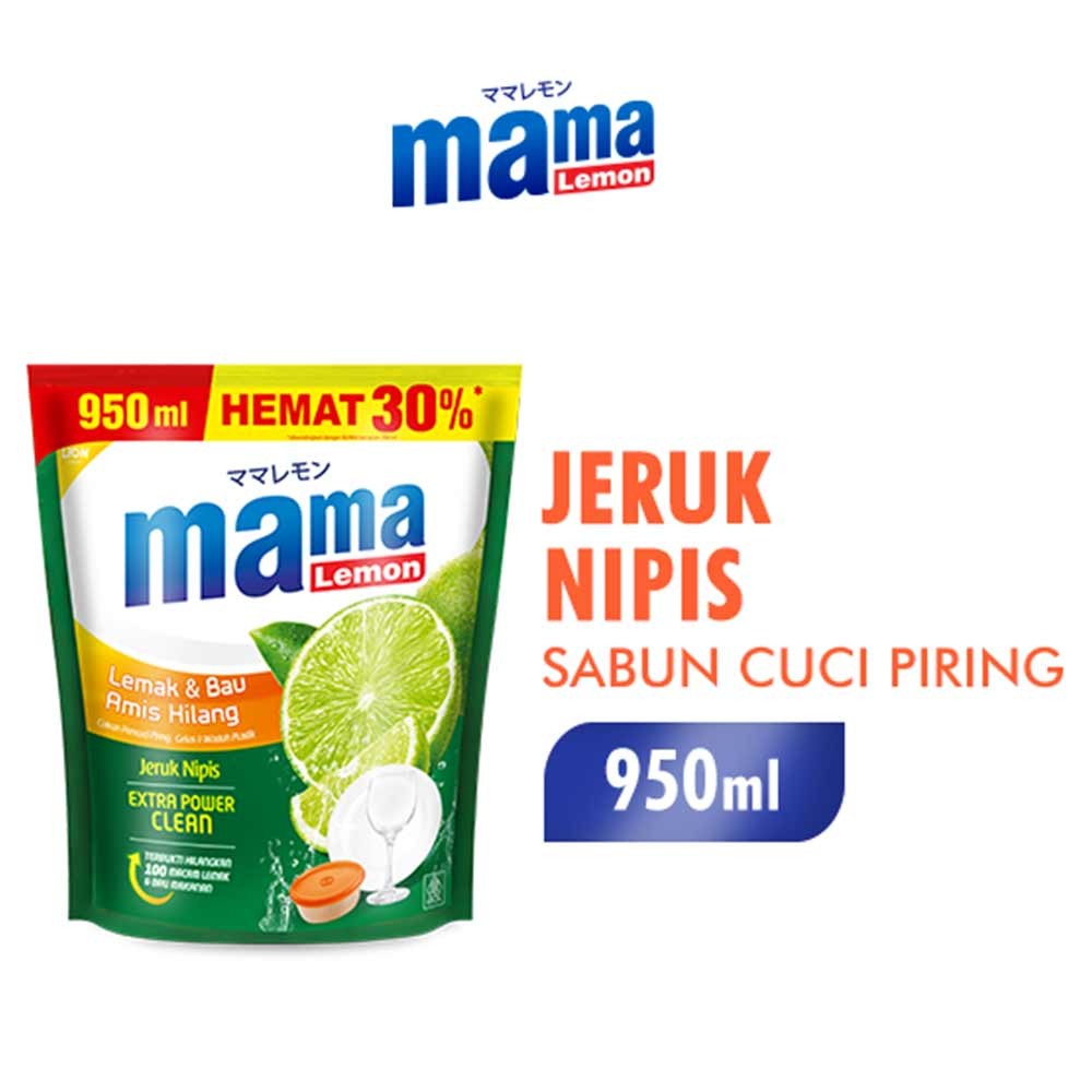 MAMA LEMON CAIRAN PENCUCI PIRING EKS.CLN JERUK NIPIS 950mL