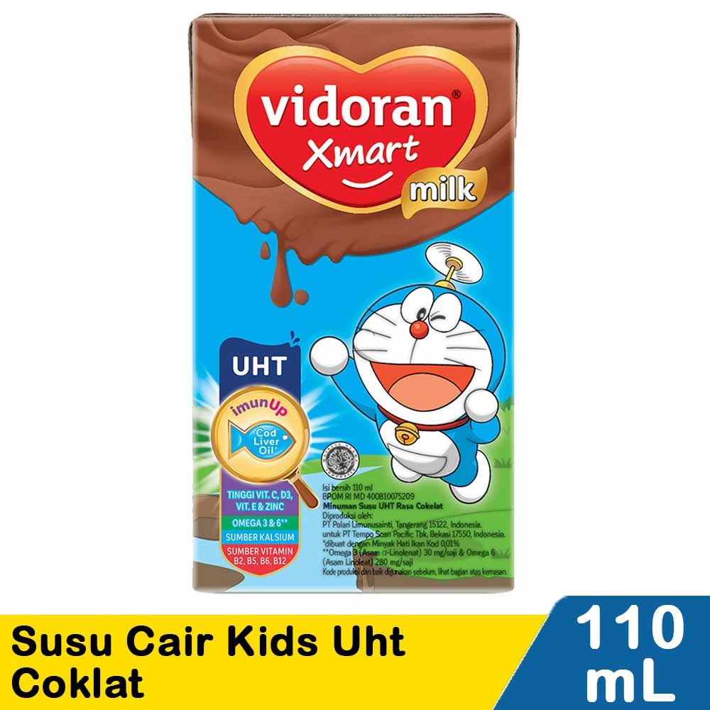 VIDORAN SUSU CAIR KIDS COKLAT 115/110mL