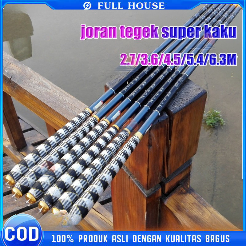 Full House joran tegek super kuat 10kg / joran tegek / tegek 450 murah ringan kuat / tegek pancing s