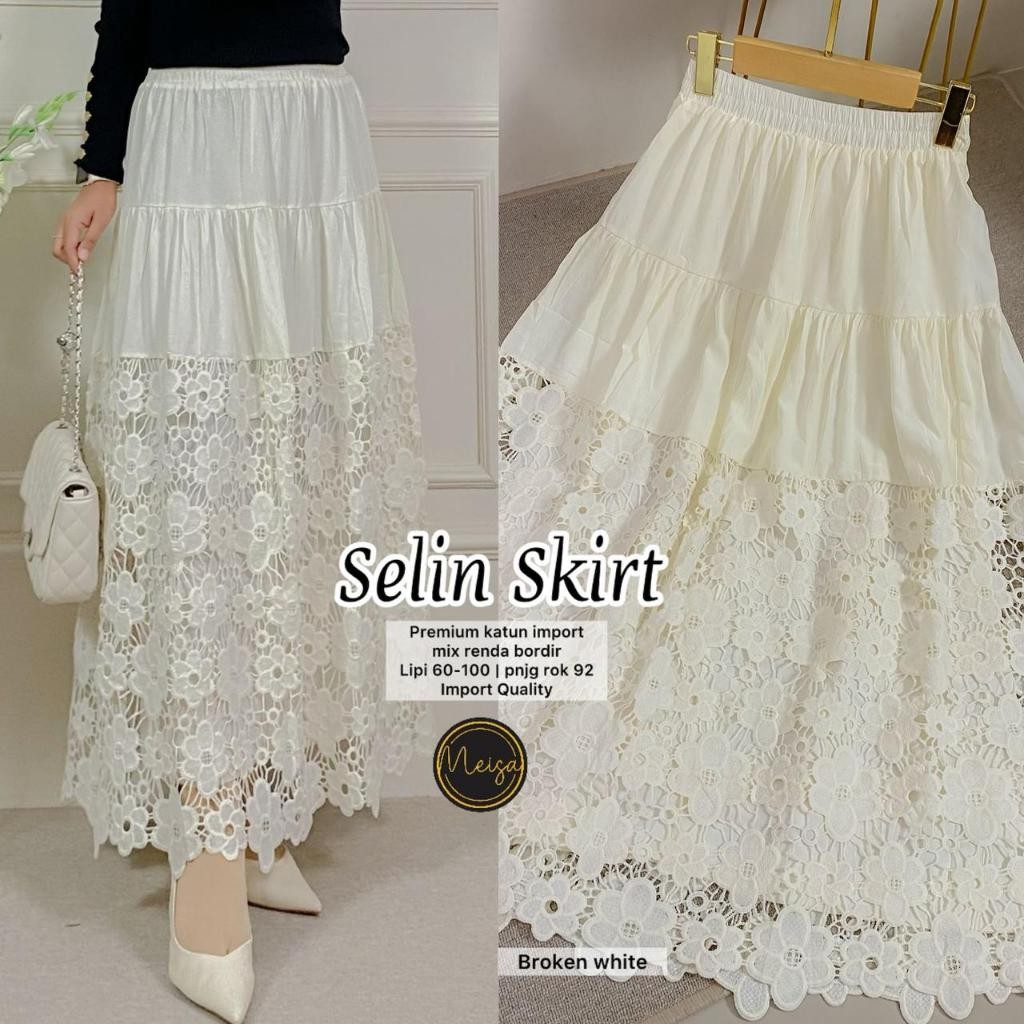 Fashion Wanita HQ SELIN SKIRT  From MeiSa