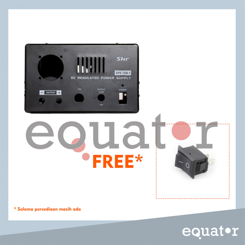 Box / Casing Adaptor / Power Suppy 15 A [plat tebal] Type SPS 15A SKR